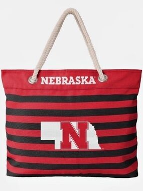Nebraska Cornhuskers Tote One Tripper Style Red & Black